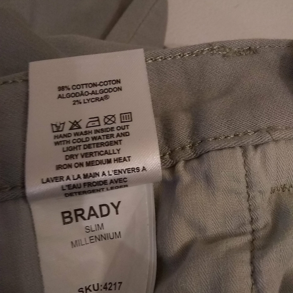 Brady Slim Gray Jeans Jr Size 14 DL1961 Pants - Picture 10 of 12